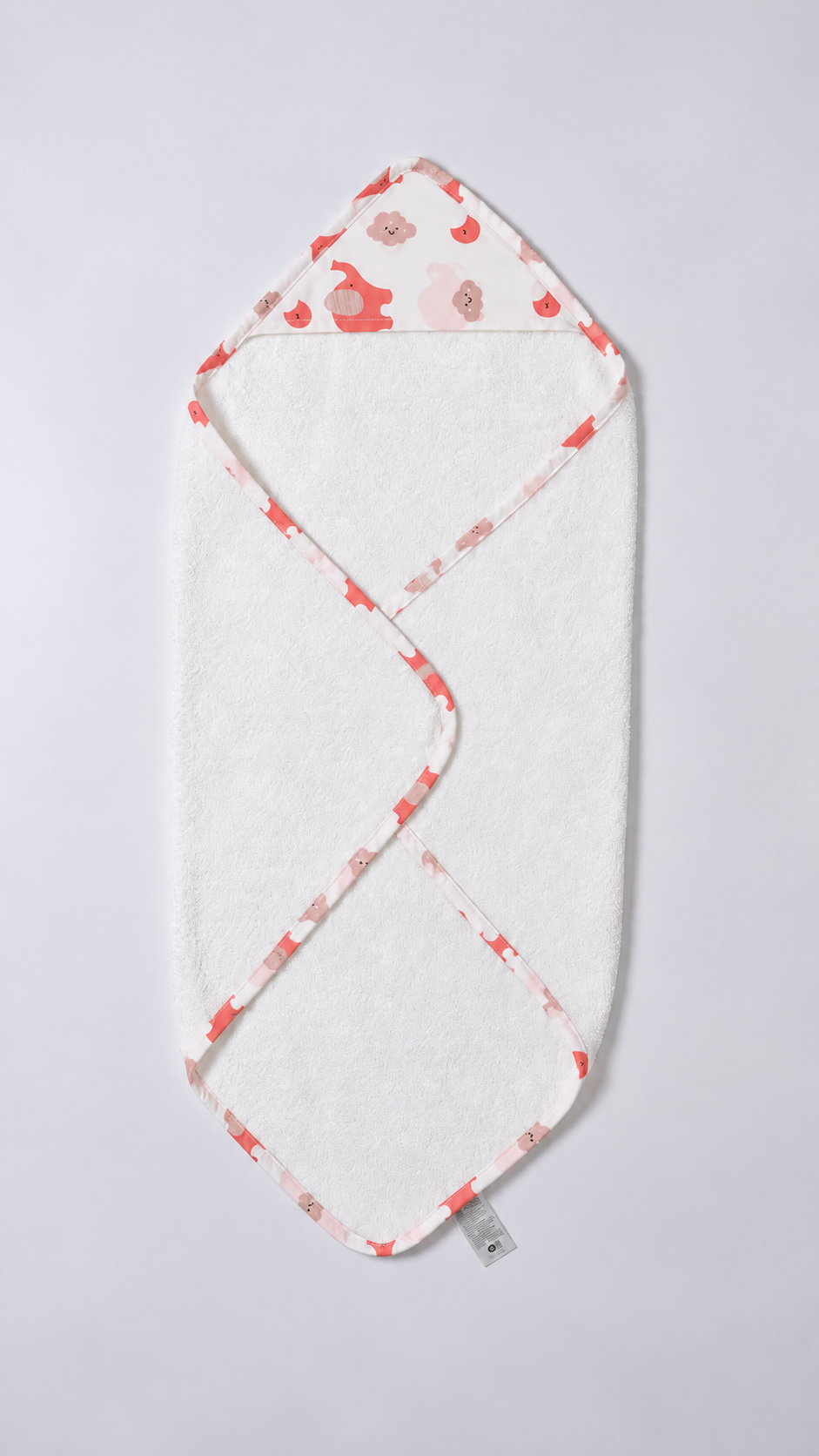 Khăn tắm có mũ trùm vải cotton cho bé Hop & Joy