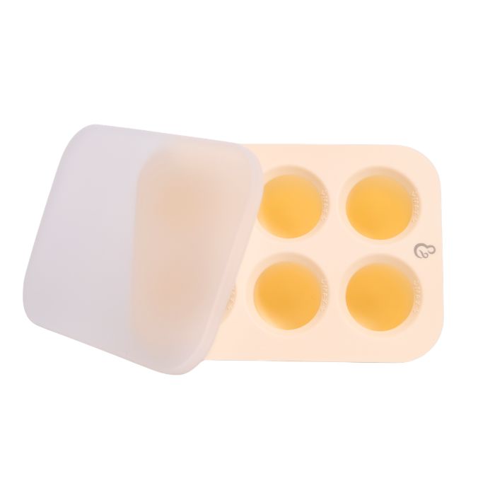 Khay trữ đông ăn dặm silicone có nắp Hop & Joy