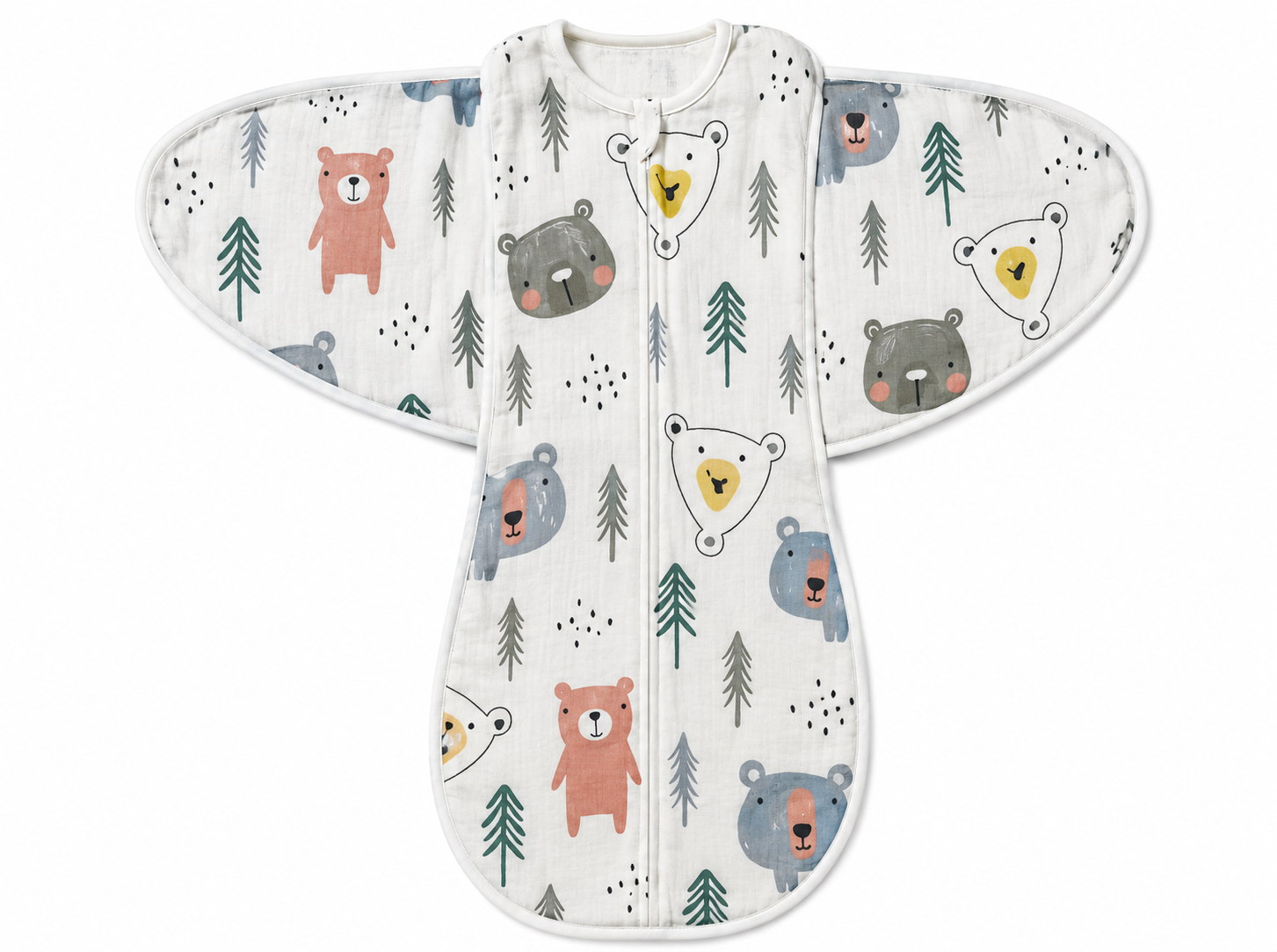 Nhộng chũn ngủ sợi tre co giãn Hop & Joy