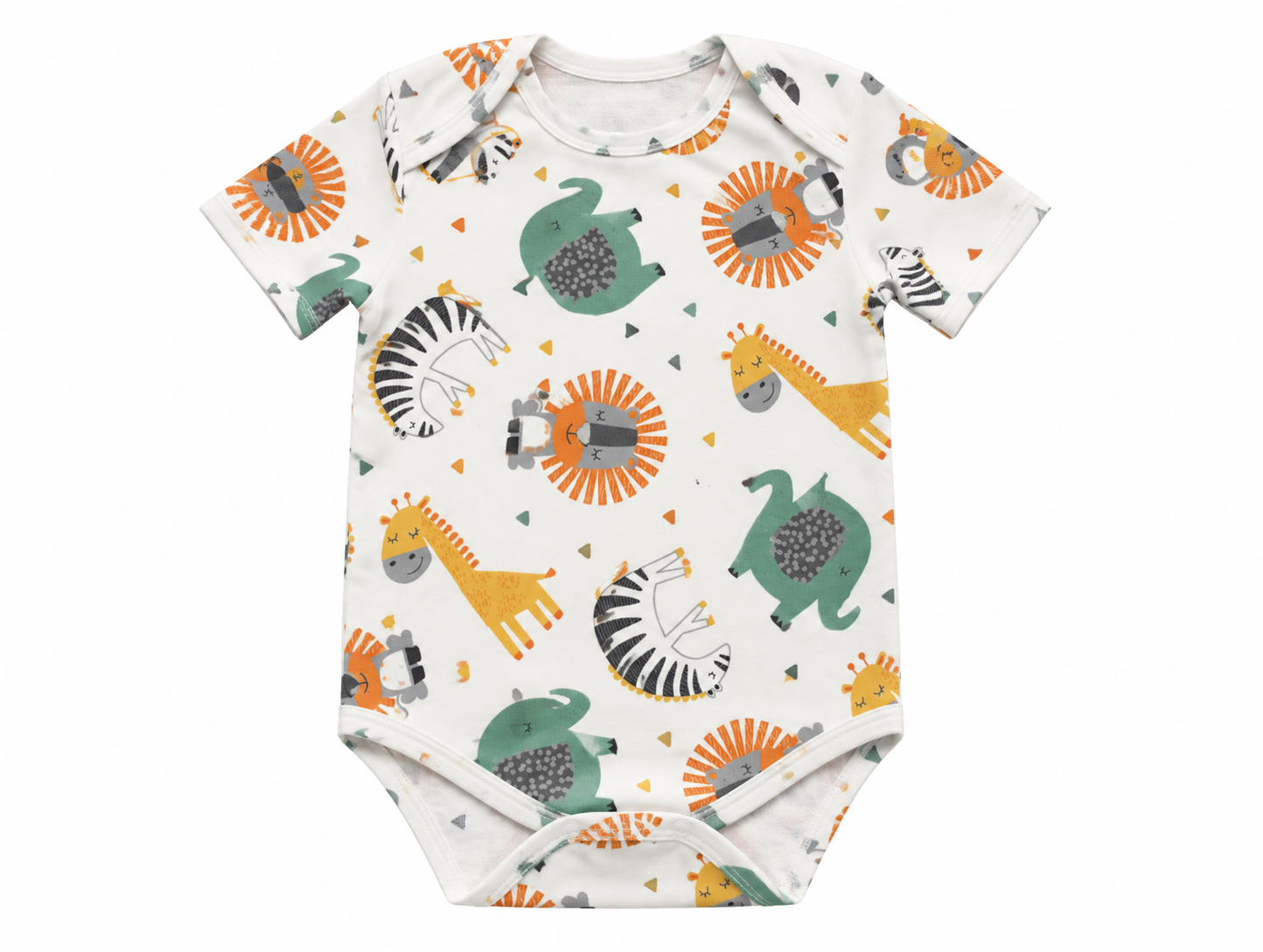 Set 2 bộ bodysuit cộc tay sợi tre Hop & Joy