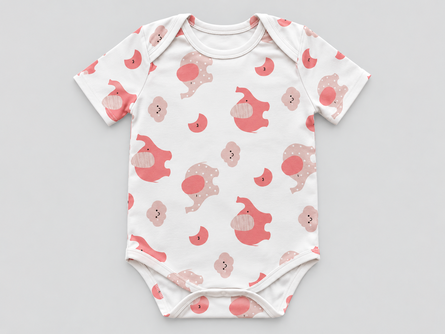 Set 2 bộ bodysuit cộc tay sợi tre Hop & Joy