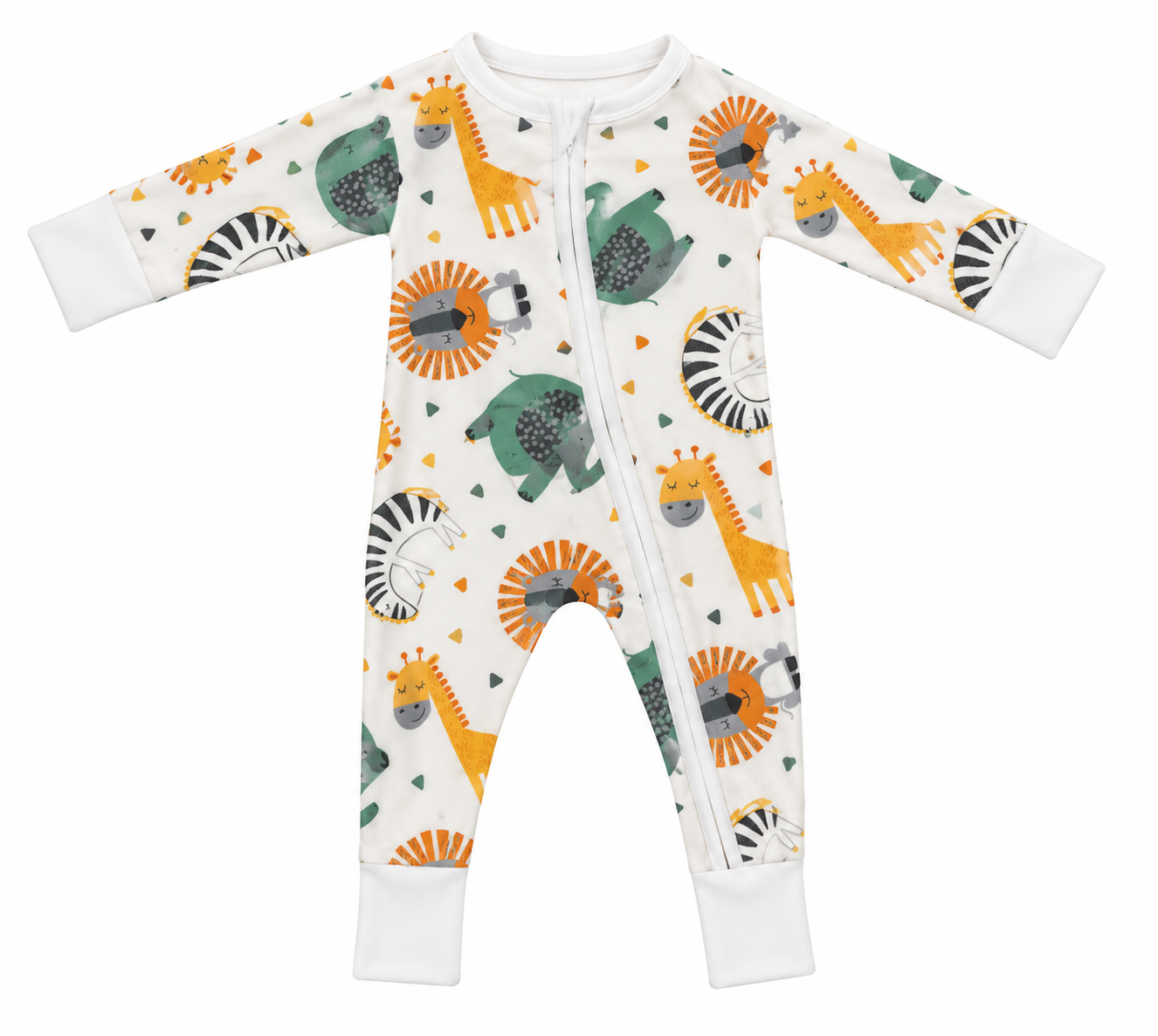Set 2 bộ jumpsuit dài tay sợi tre Hop & Joy