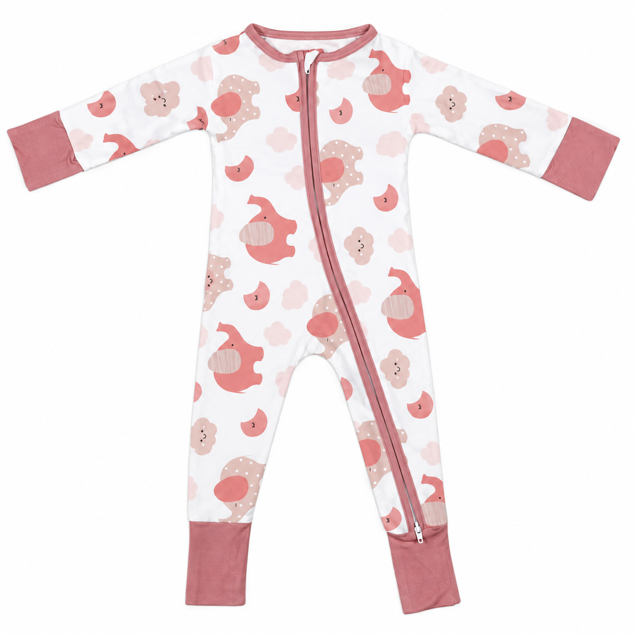 Set 3 bộ jumpsuit dài tay sợi tre Hop & Joy