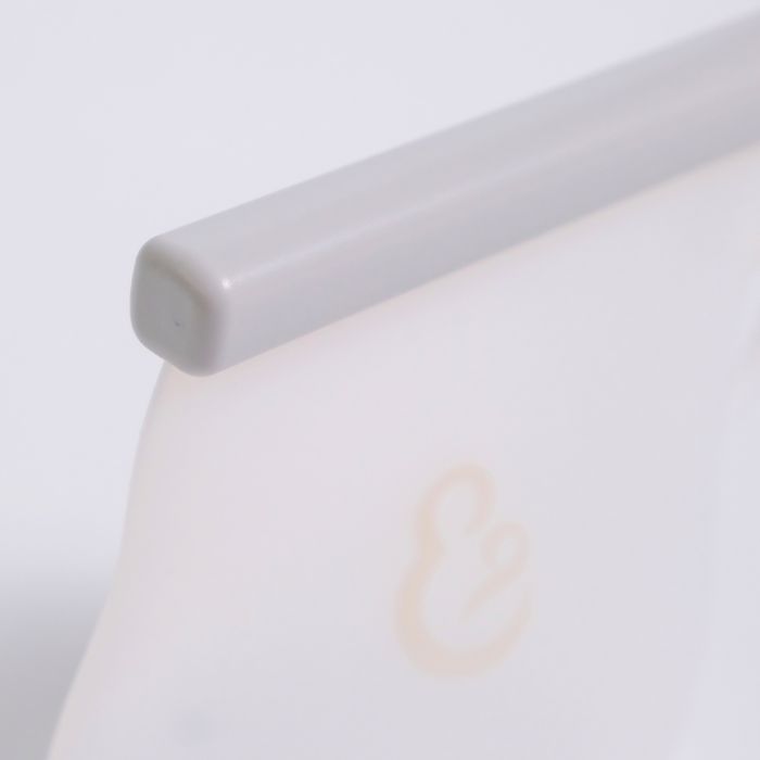 Túi trữ sữa mẹ silicone tái sử dụng Hop & Joy chuẩn FDA Compliance, BPA Free (White - 250ML)