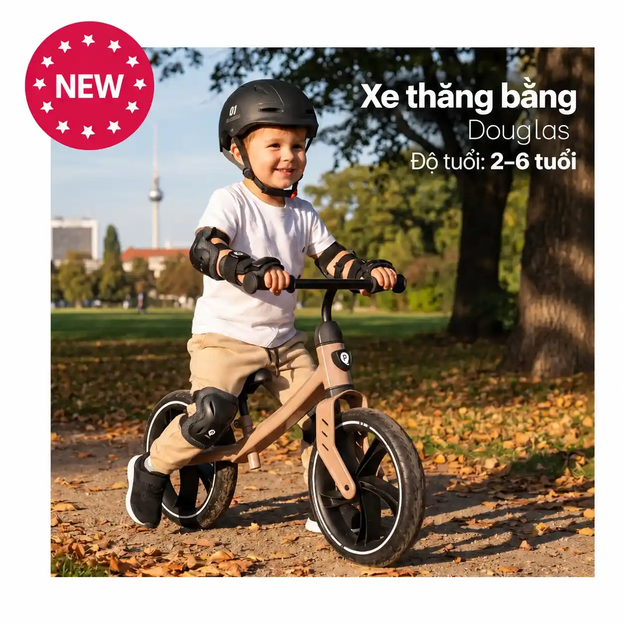 Xe thăng bằng trẻ em Qplay Douglas
