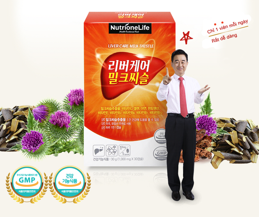 Thực phẩm chức năng bổ gan mỗi ngày tại Nutrione Life