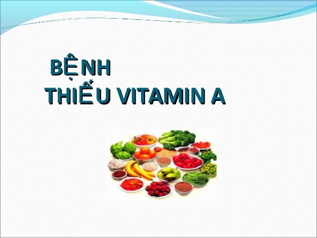 TẠI SAO PHẢI UỐNG VITAMIN A