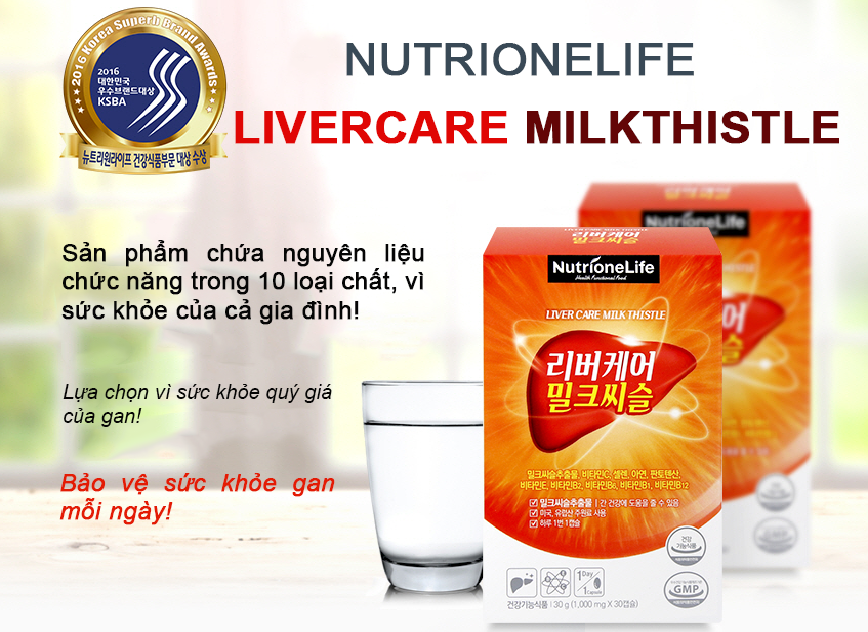 thuốc bổ gan milk thistle