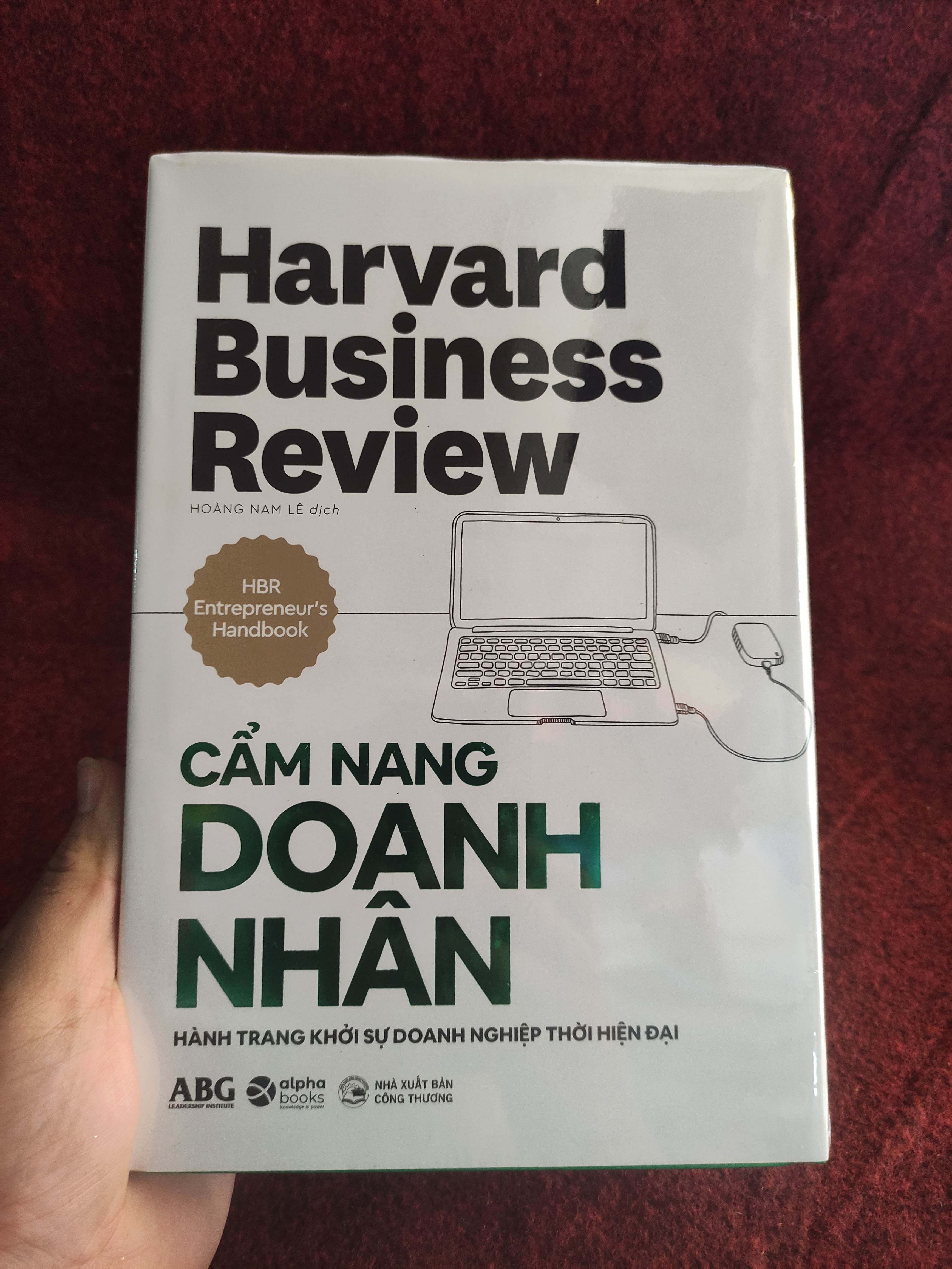 Cẩm nang doanh nhân - Hành trình khởi sự doanh nghiệp thời hiện đại bìa cứng 100%