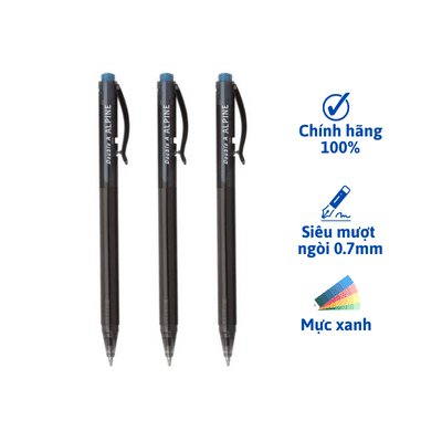 Bộ 3 cây viết bi Double A Alpine Ball Pen Blue 0.7