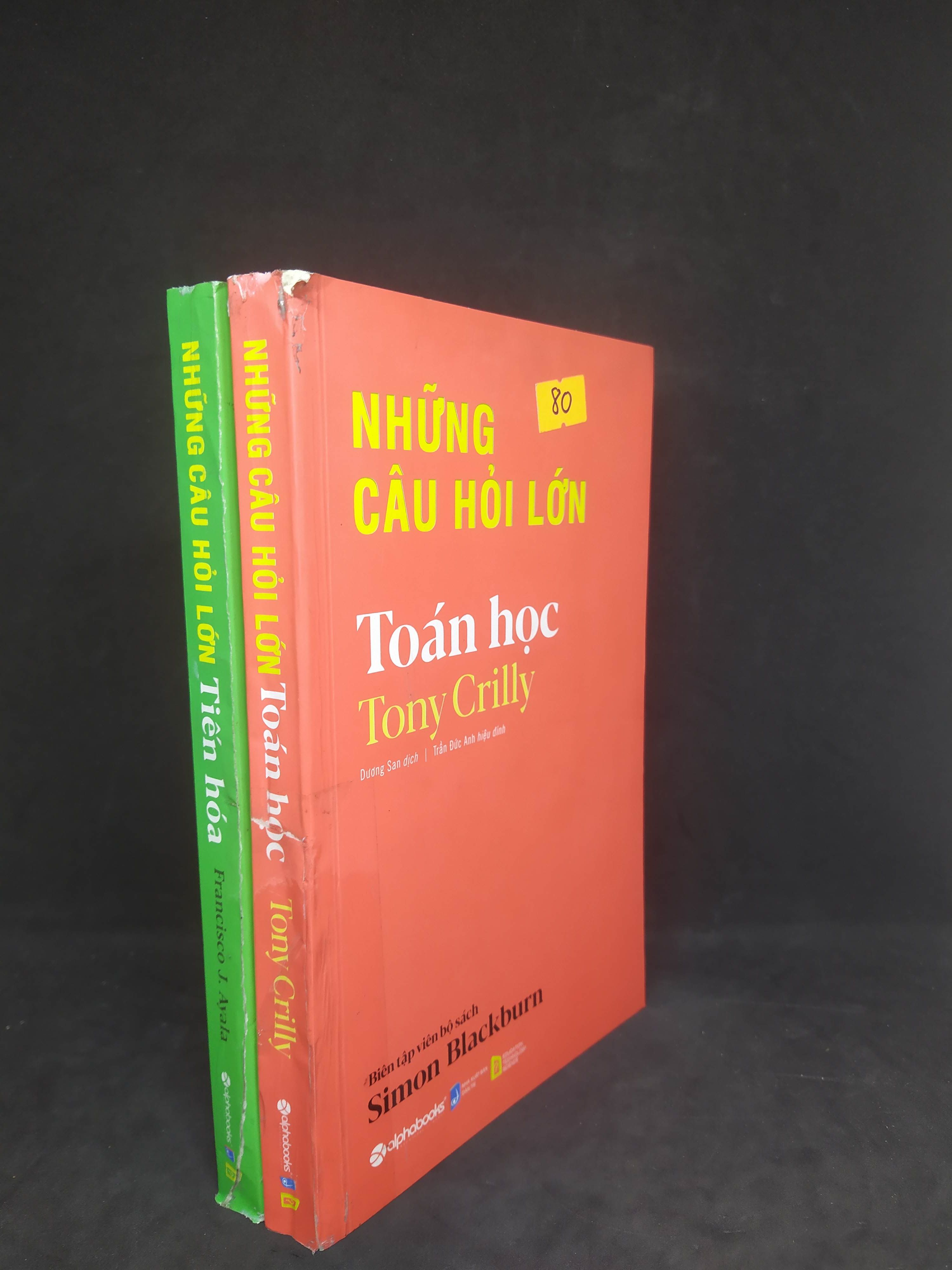 Bộ 2 cuốn những câu hỏi lớn Toán Học & Tiến Hoá mới 80% (gáy sách) HPB.HCM2412