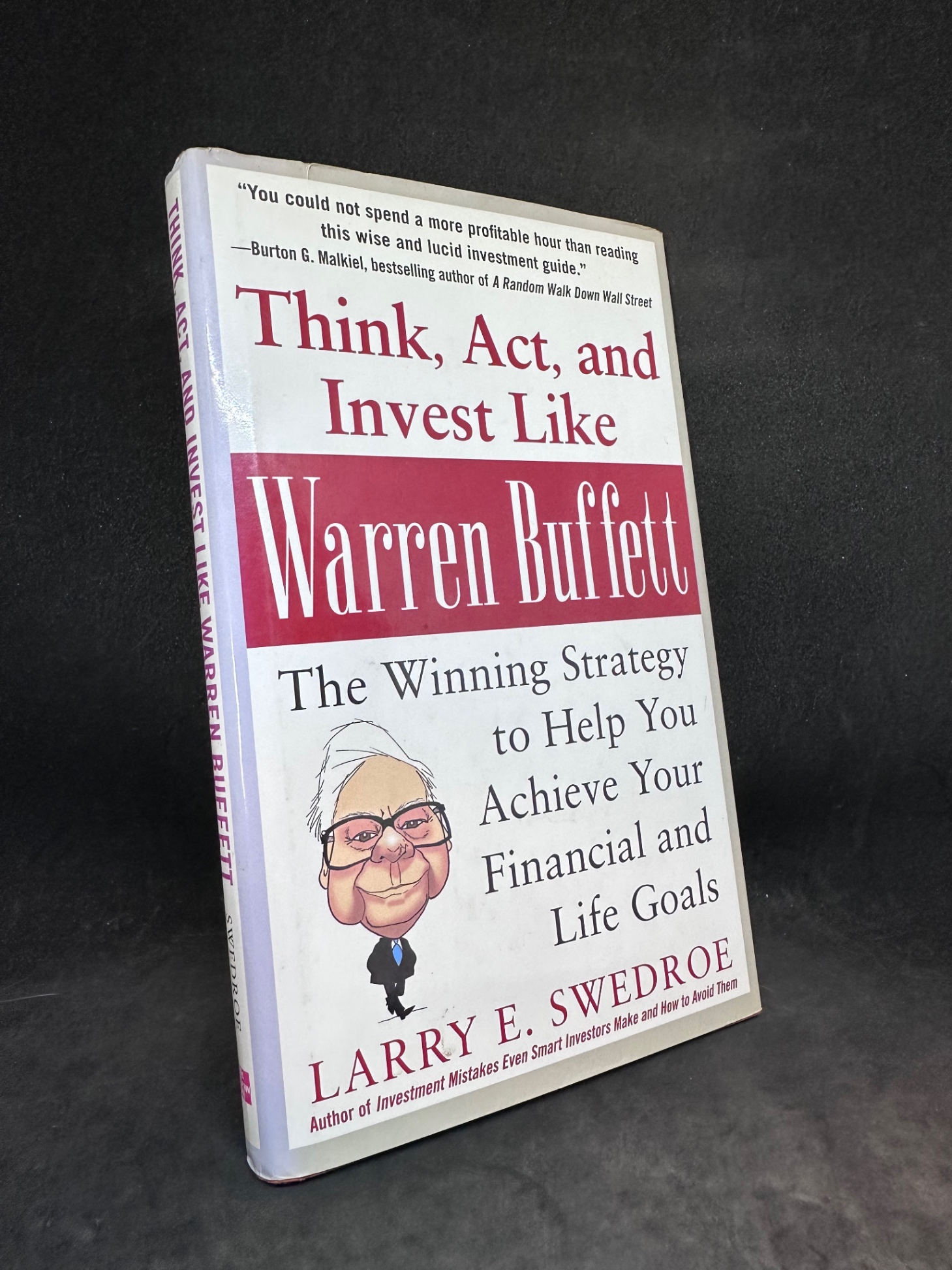 Think, act, and invest like Warren Buffett (hard cover) - Larry E. Swedroe New 80% SBM1304