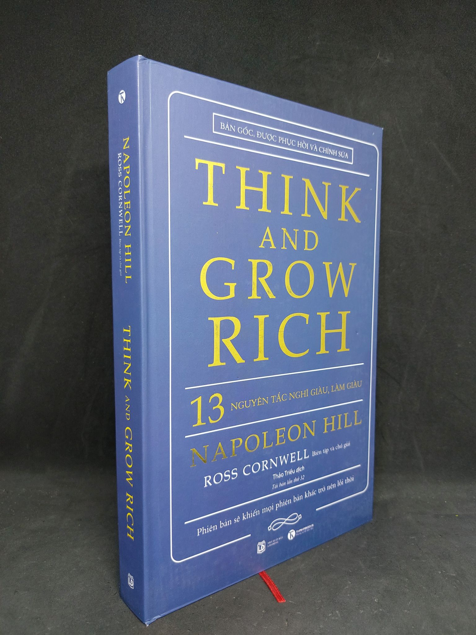 [Bìa cứng] 13 nguyên tắc nghĩ giàu làm giàu Napoleon Hill 2020 mới 95% HPB.HCM1906