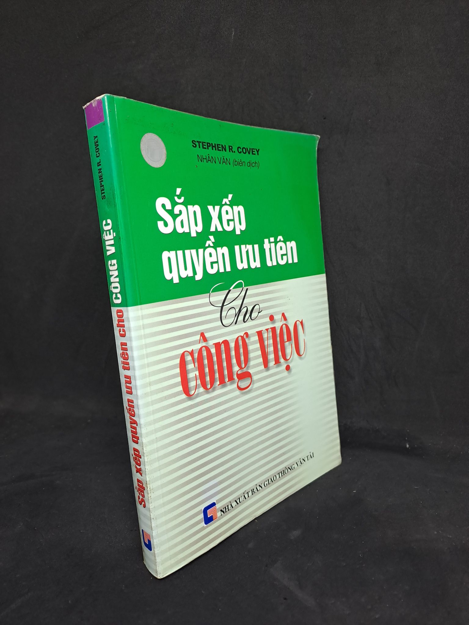 Sắp xếp quyền ưu tiên cho công việc Stephen Covey 2006 mới 80% HPB.HCM0207