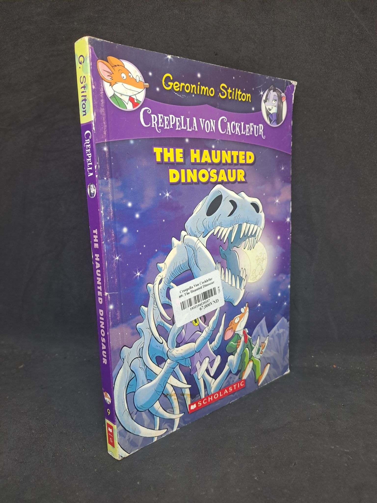 The Haunted Dinosaur - G.Stilton mới 80% sách màu HCM1207