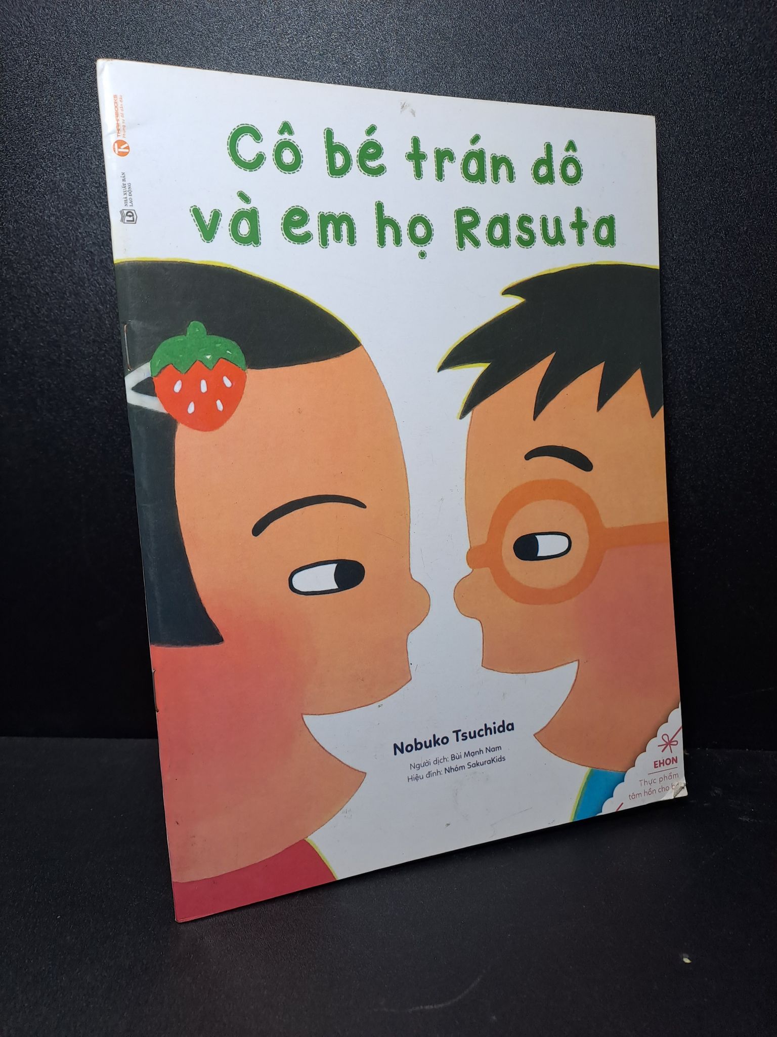 Cô bé trán dô và em họ Rasuta Ehon mới 90% HCM0809