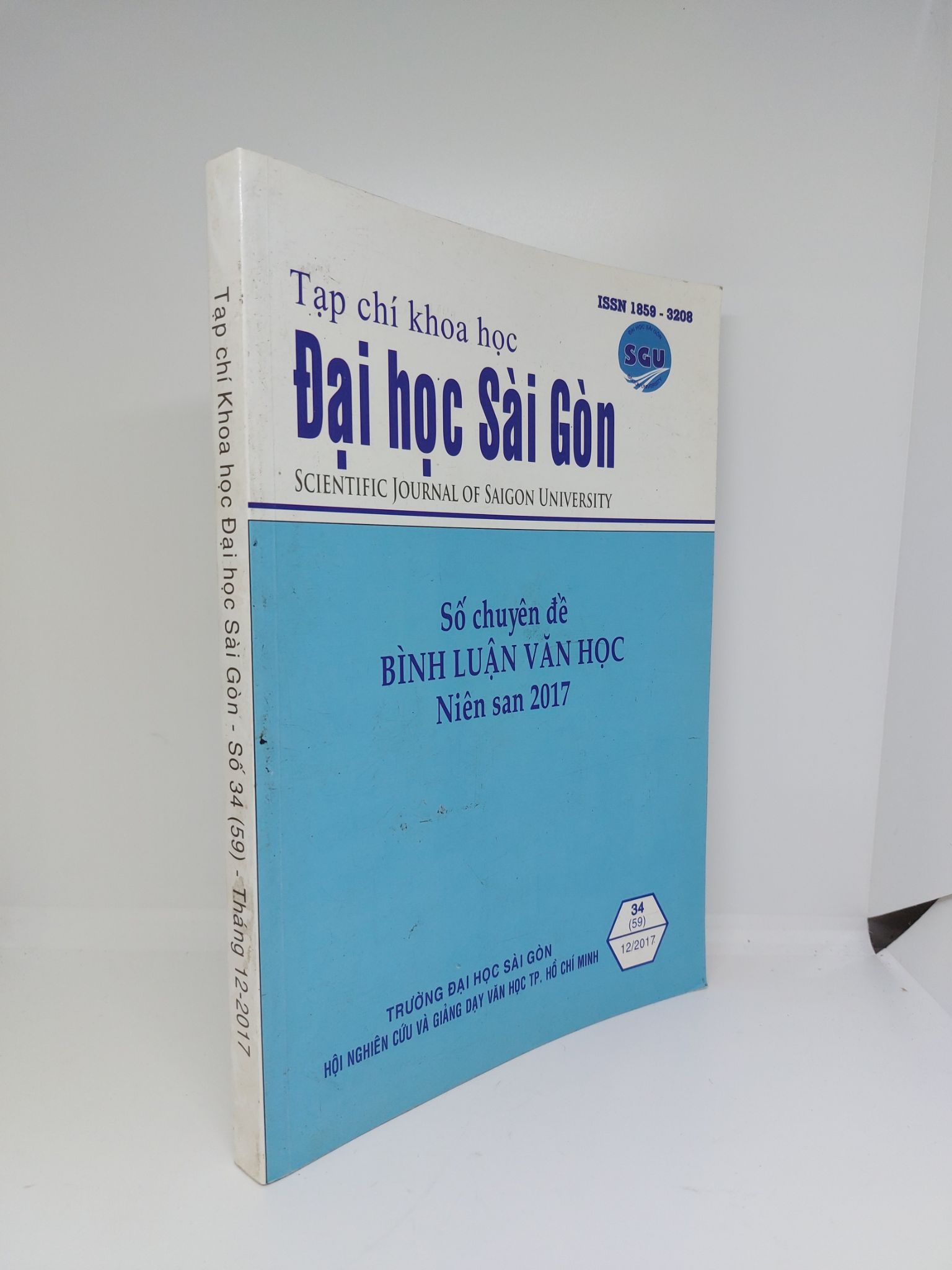 Tạp chí Khoa Học Đại học Sài Gòn số 34 tháng 12 năm 2017 mới 90% HCM.ANTQ1409