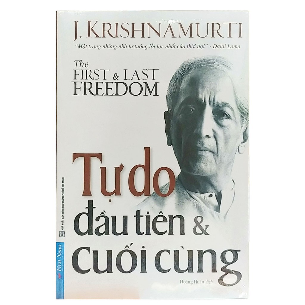 Tự Do Đầu Tiên & Cuối Cùng 2020 - J.Krishnamurti New 100% HCM.PO