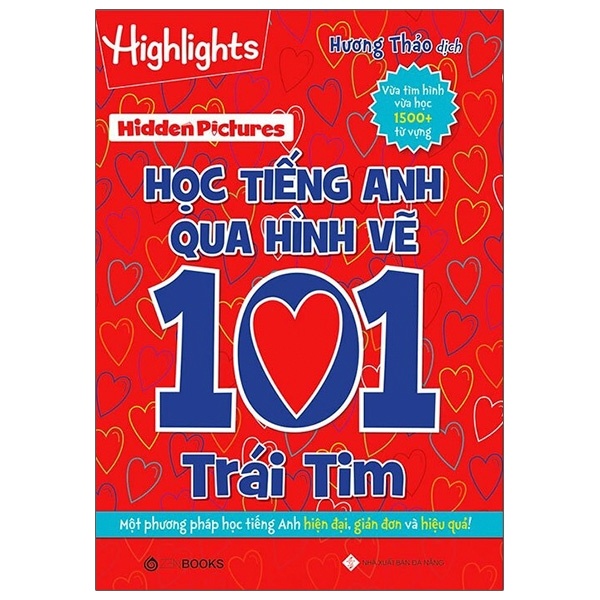 Hidden Pictures – Học tiếng Anh qua hình vẽ 101 trái tim - Hương Thảo dịch (2021) New 100% HCM.PO