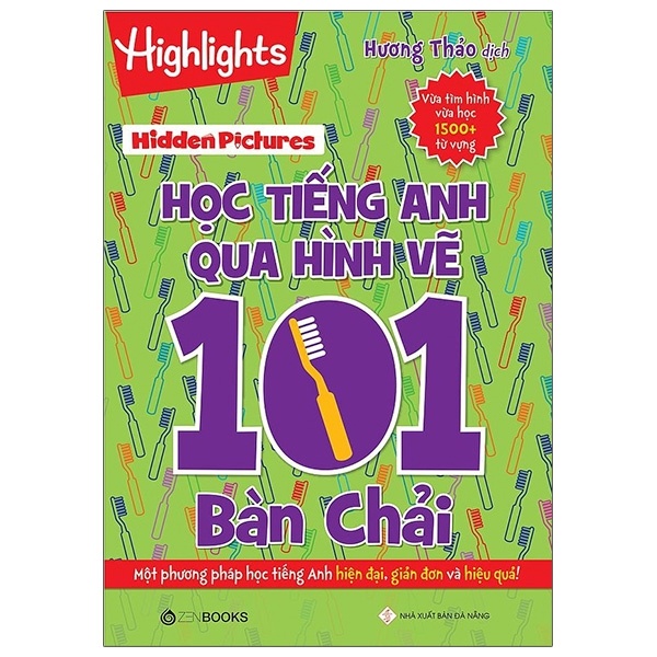 Hidden Pictures – Học tiếng Anh qua hình vẽ 101 bàn chải - Hương Thảo dịch (2021) New 100% HCM.PO