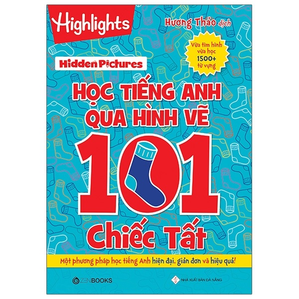 Hidden Pictures – Học tiếng Anh qua hình vẽ 101 chiếc tất - Hương Thảo dịch (2021) New 100% HCM.PO