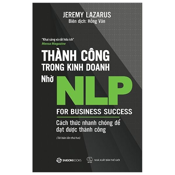 Thành công trong kinh doanh nhờ NLP - Jeremy Lazarus2019 New 100% HCM.PO