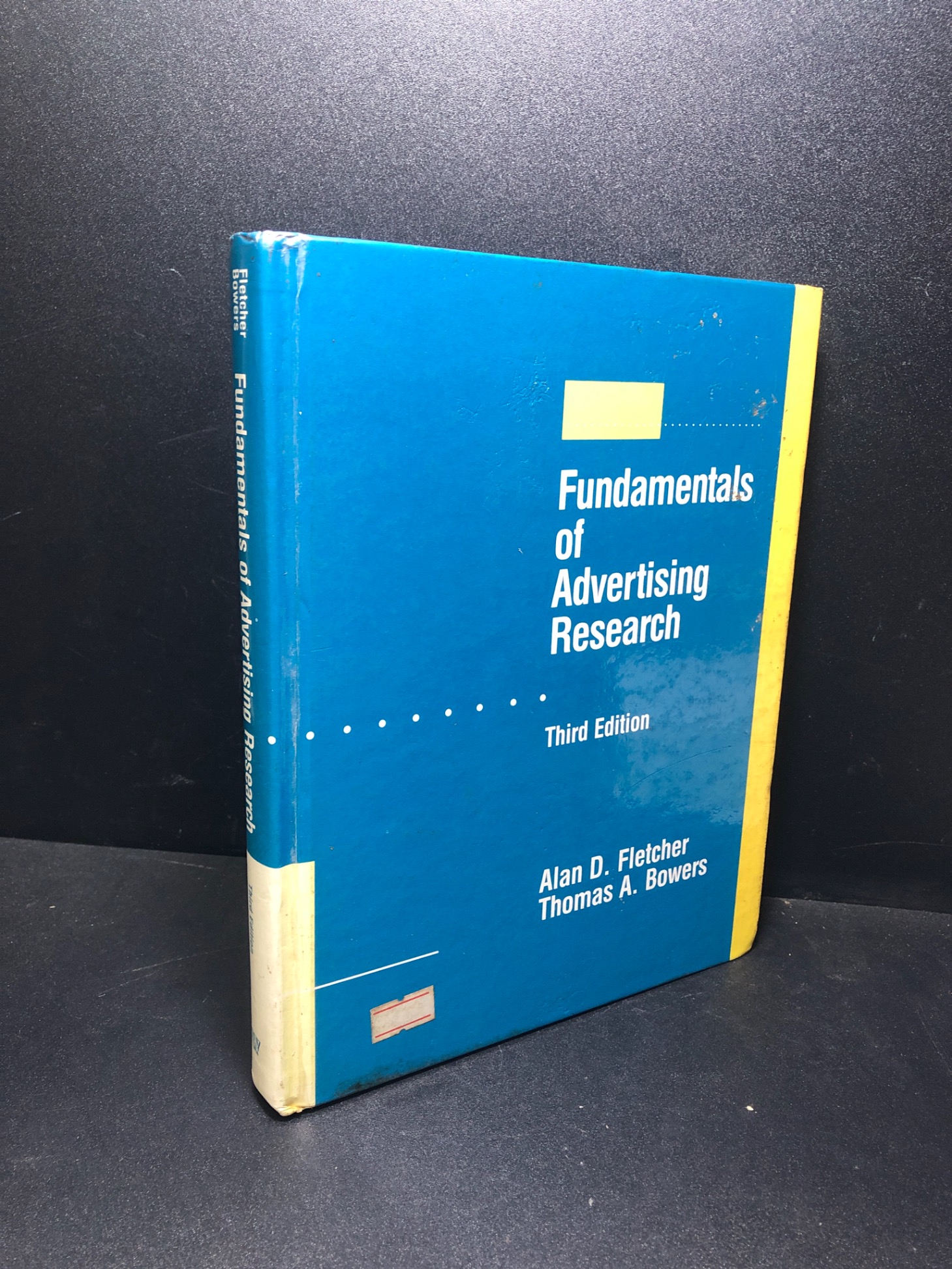 Fundametals of advertising research Fletcher Bowers mới 80% ố và bẩn HCM0111