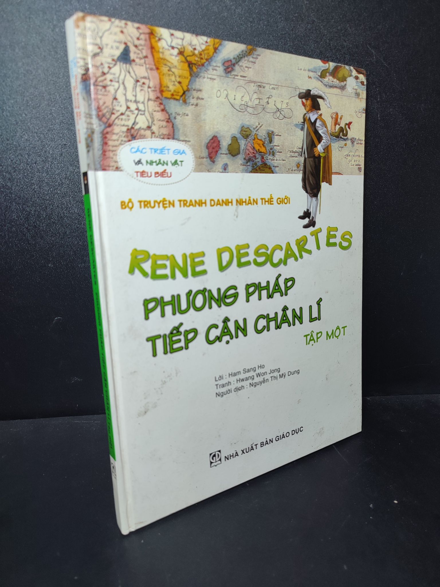 Rene Descartes - phương pháp tiếp cận chân Lý tập 1 bìa cứng mới 80% ẩm HCM2310