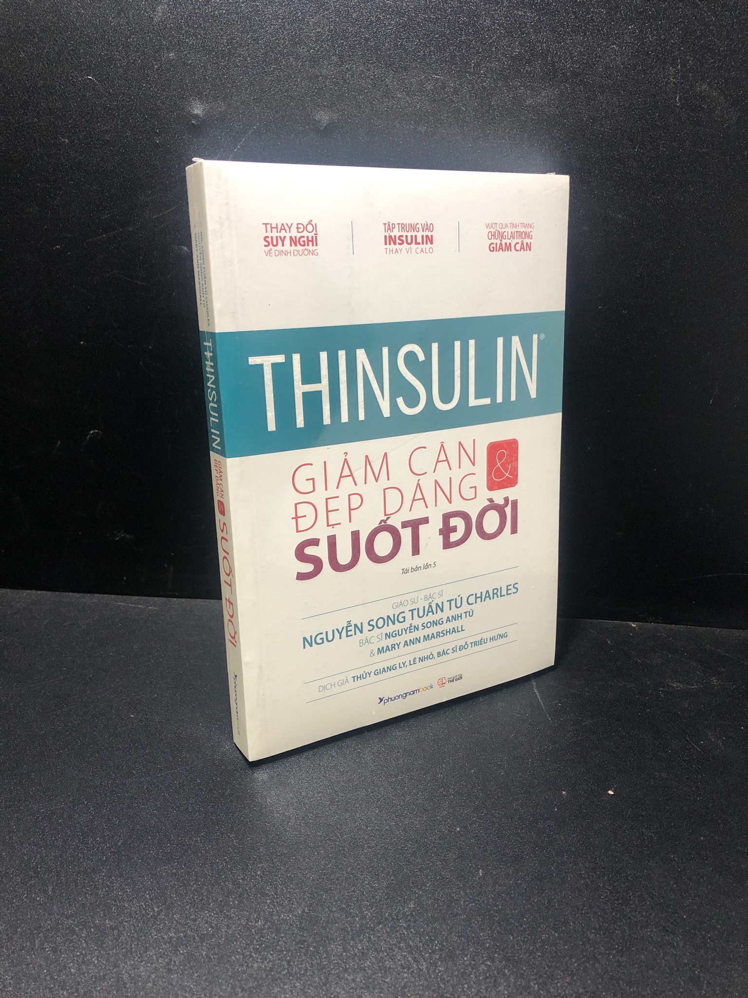 Thinsulin giảm cân đẹp dáng và suốt đời Nguyễn Song Tuấn Tú Charles mới 100% HPB.HCM1011