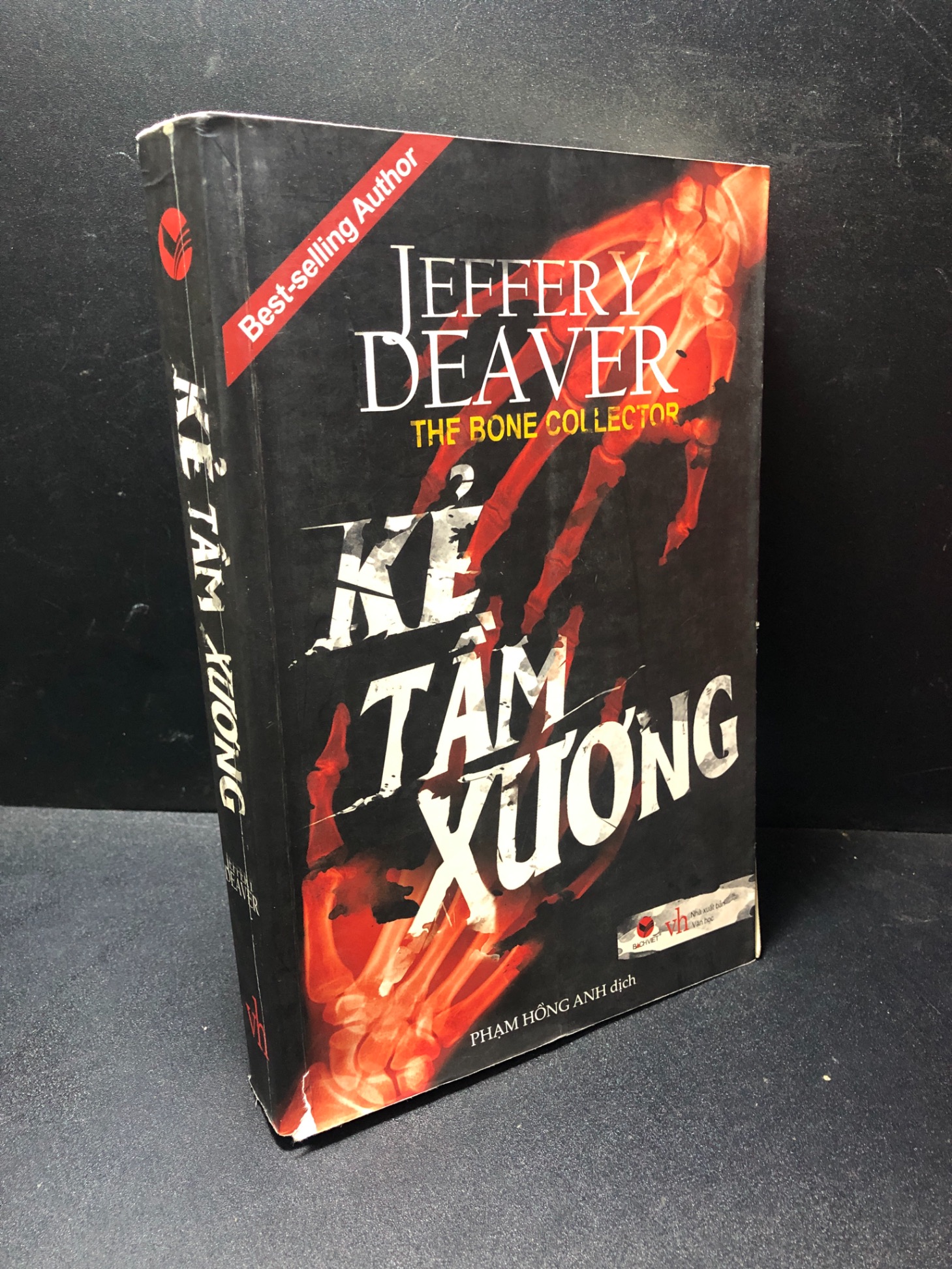 Kẻ tầm xương Jeffrey Deaver 2018 mới 80% ố nhẹ, hơi quăn bìa HPB.HCM1111