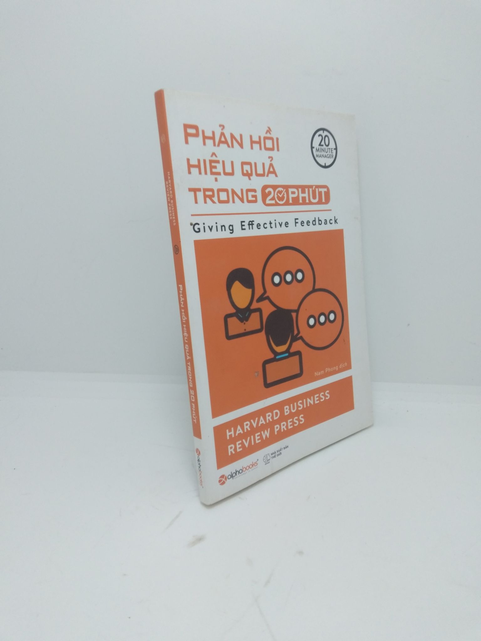 Phản hồi hiệu quả trong 20 phút - Harvard Business Review Press 2016 new 80% (bị ố) HPB.HCM1411