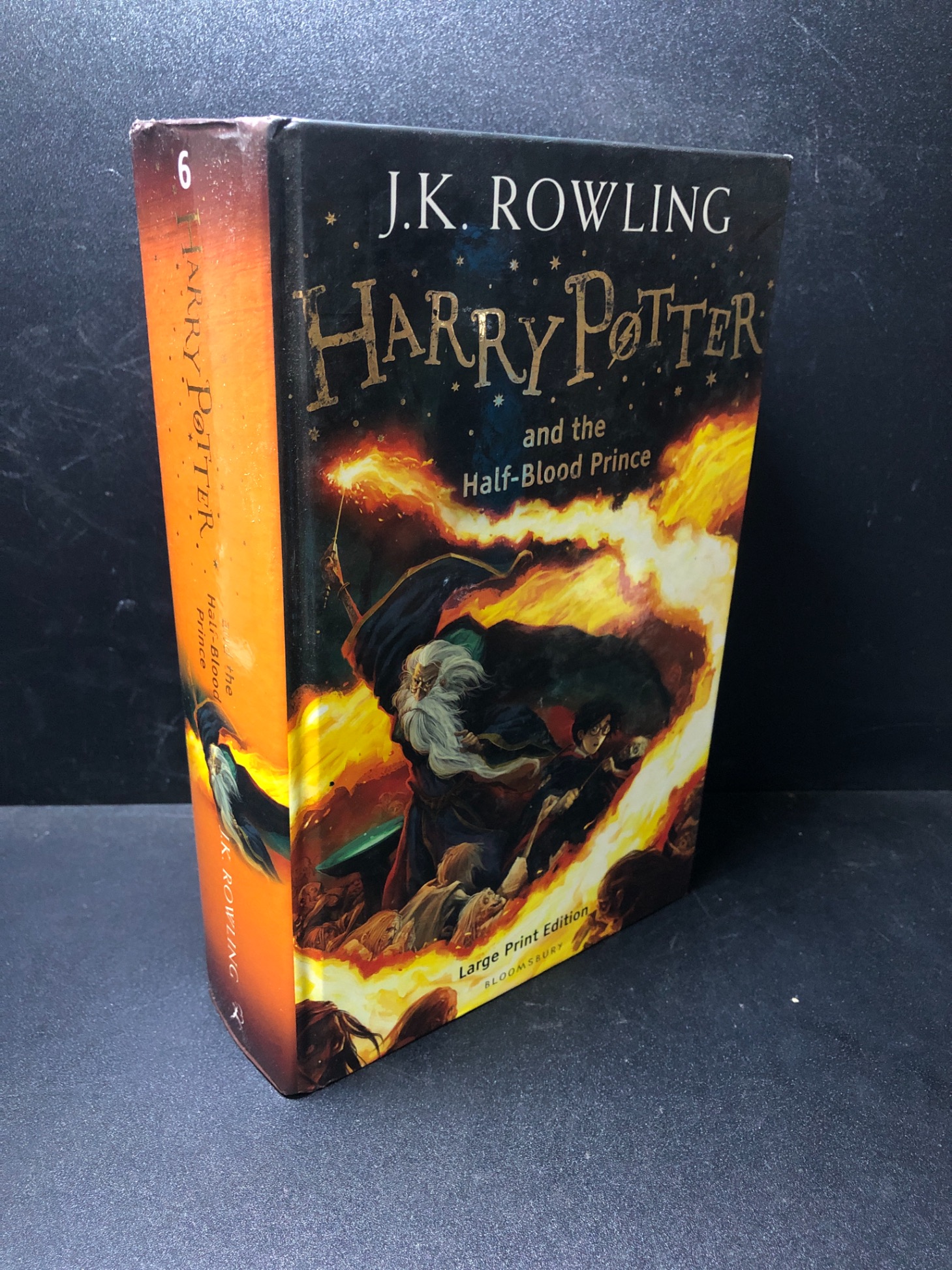 Harry Potter and the half - blood prince J.K.Rowling mới 80% bìa cứng bẩn nhẹ HCM1611