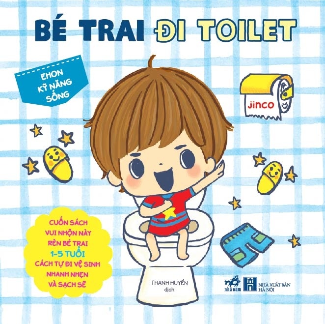 Bé trai đi toilet - Jinco 2022 New 100% HCM.PO