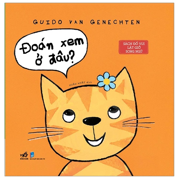 Sách đố vui lật giở song ngữ - Đoán xem ở đâu? (2+) - Guido Van Genechten 2020 New 100% HCM.PO