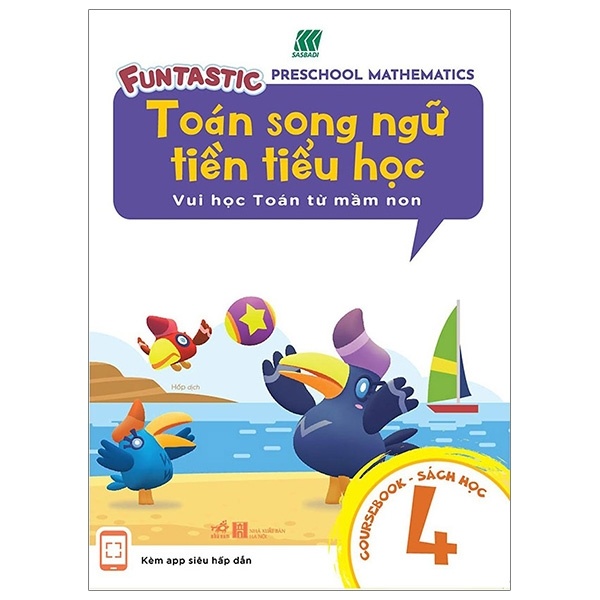 Toán song ngữ tiền tiểu học - sách học 4 - Sasbadi 2019 New 100% HCM.PO