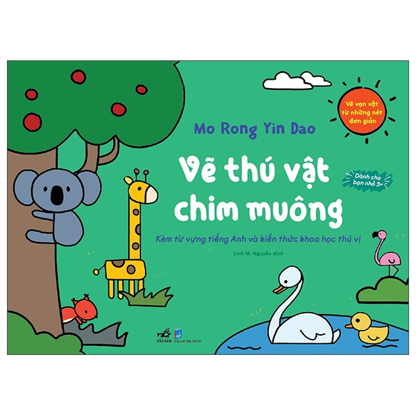 Vẽ vạn vật từ những nét đơn giản - Vẽ thú vật chim muông - Mo Rong Yin Dao 2022 New 100% HCM.PO