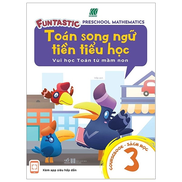 Toán song ngữ tiền tiểu học - sách học 3 - Sasbadi 2019 New 100% HCM.PO