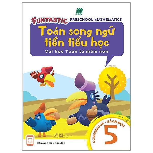 Toán song ngữ tiền tiểu học - sách học 5 - Sasbadi 2019 New 100% HCM.PO