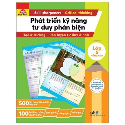 Phát triển kỹ năng tư duy phản biện - Lớp 5 nâng cao - Evan-Moor 2020 New 100% HCM.PO