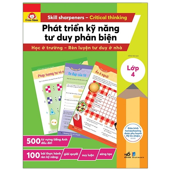 Phát triển kỹ năng tư duy phản biện - Lớp 4 - Evan-Moor 2020 New 100% HCM.PO