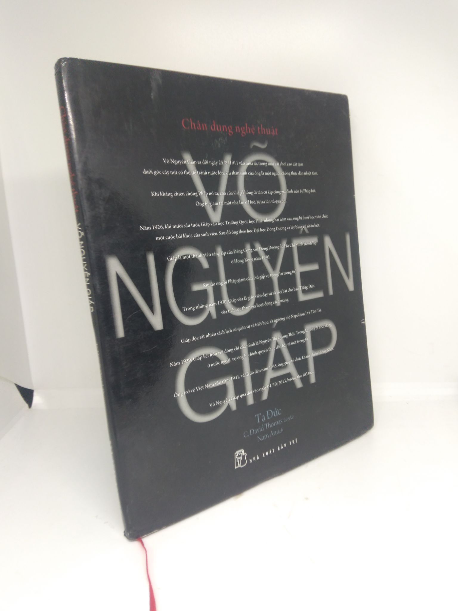 Chân dung nghệ thuật Võ Nguyên Giáp 2013 Tạ Đức mới 85% bìa cứng  HCM2711