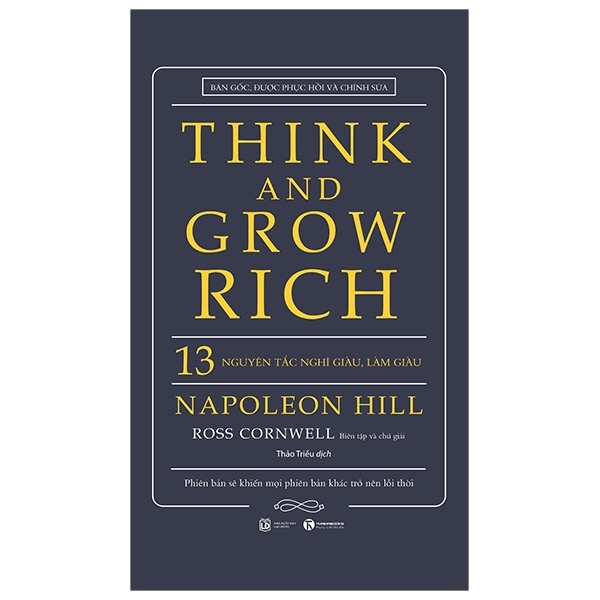 Think and grow rich - 13 nguyên tắc nghĩ giàu, làm giàu - Bìa cứng - Napoleon Hill 2020 New 100% HCM.PO