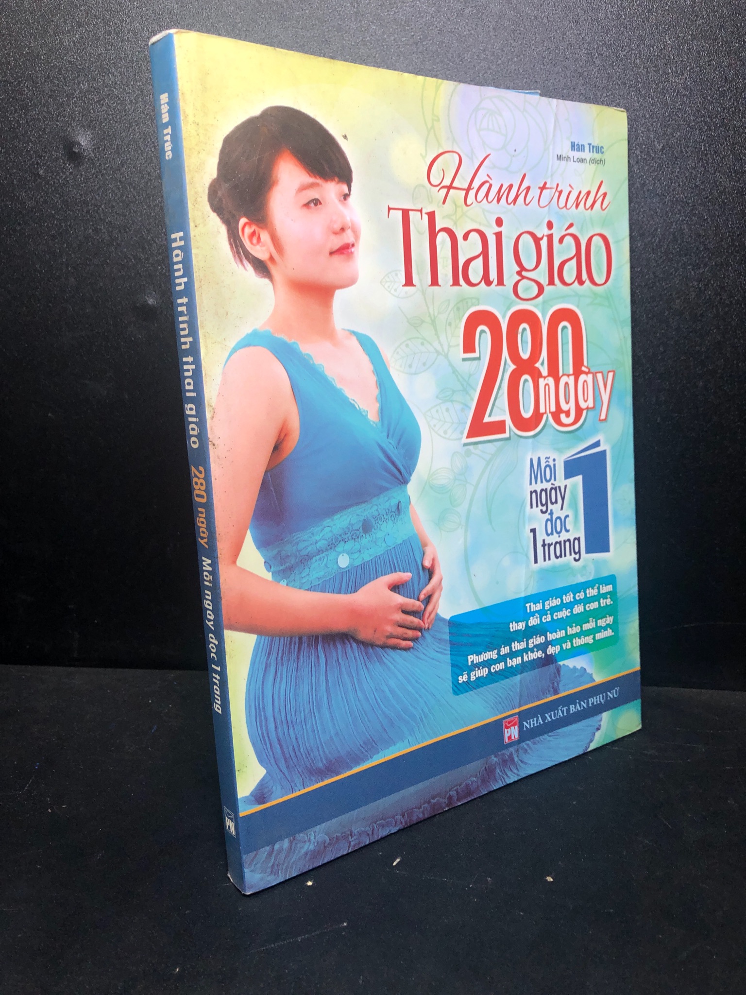 Hành trình thai giáo 280 ngày mỗi ngày đọc 1 trang năm 2019 mới 80% bẩn bìa ố nhẹ HPB.HCM2811