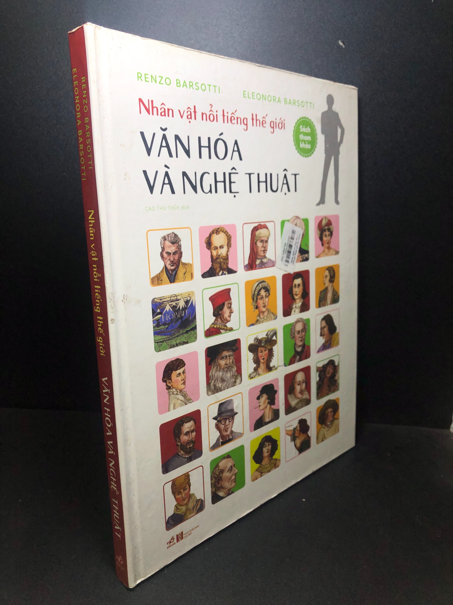 Nhân vật nổi tiếng thế giới văn hoá và nghệ thuật (bìa cứng) năm 2020 mới 80% bẩn HCM2811