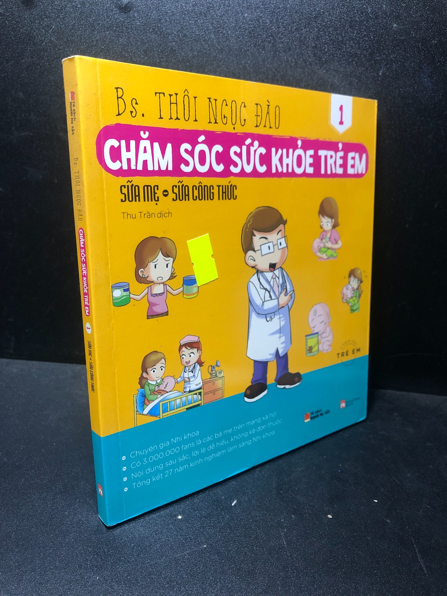 Chăm sóc sức khoẻ trẻ em 1 sữa mẹ sữa công thức 2017 mới 80%, bẩn bìa nhẹ HPB.HCM0212