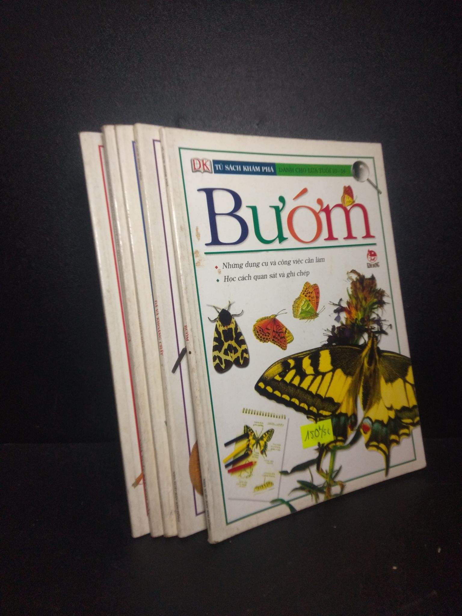 Bộ 5 cuốn tủ sách khám phá dành cho lứa tuổi 10 đến 14 năm 2006 mới 80% bẩn bìa HPB.HCM0612