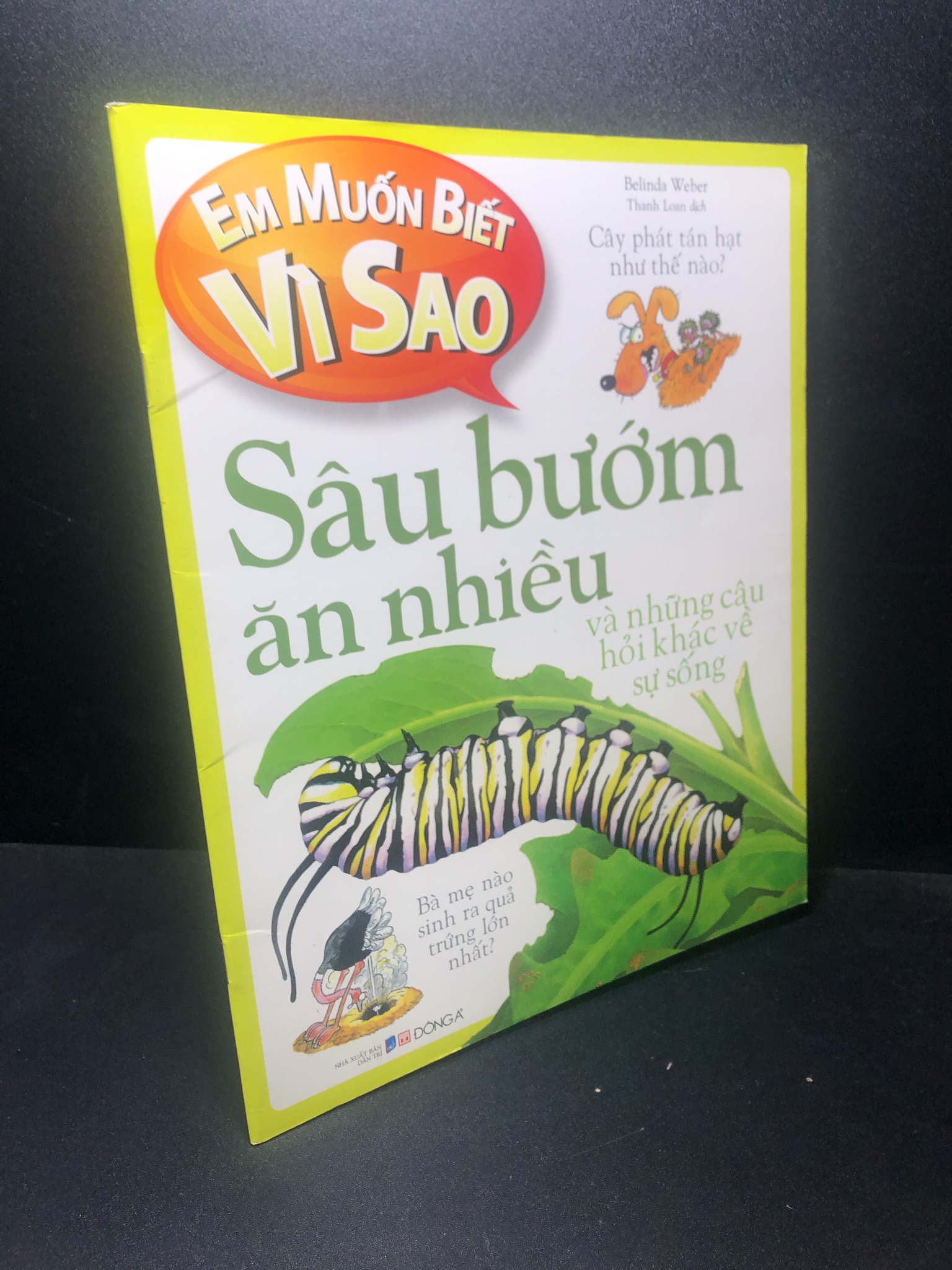 Em muốn biết vì sao sâu bướm ăn nhiều và những câu hỏi khác về sự sống năm 2018 mới 90% HCM1212