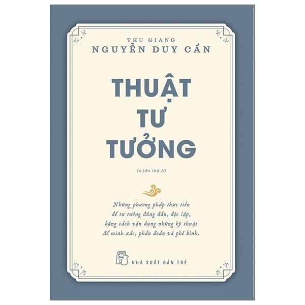 Thuật tư tưởng - Thu Giang Nguyễn Duy Cần 2023 New 100% HCM.PO