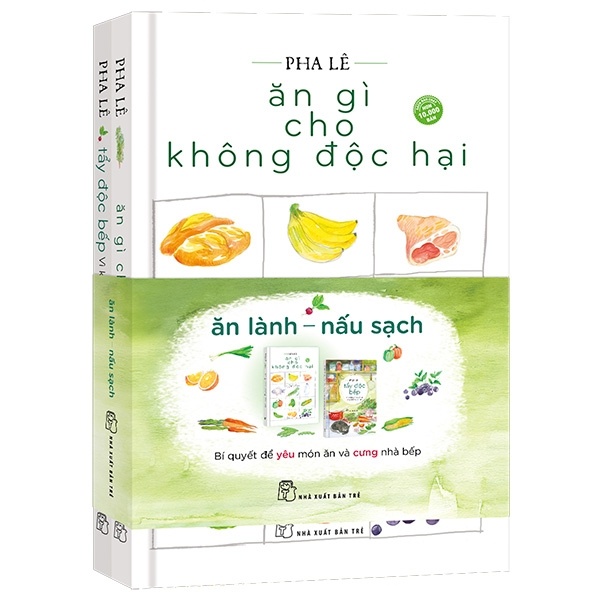 Combo. Ăn lành - nấu sạch (2 cuốn) - LÊ NGỌC PHA LÊ 0 New 100% HCM.PO