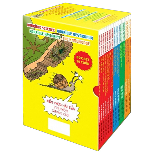 Kiến thức hấp dẫn - Vui nhộn chuẩn xác - box set 20 cuốn - HorribleScience, Horrible Geography, Horrible Histories, The Knowledge - 0 New 100% HCM.PO